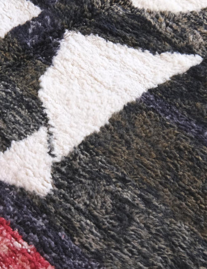 2020s Moroccan Modern Wool Rug 8.3 x 5.8 ft / 254 x 177 cm - Surcoma