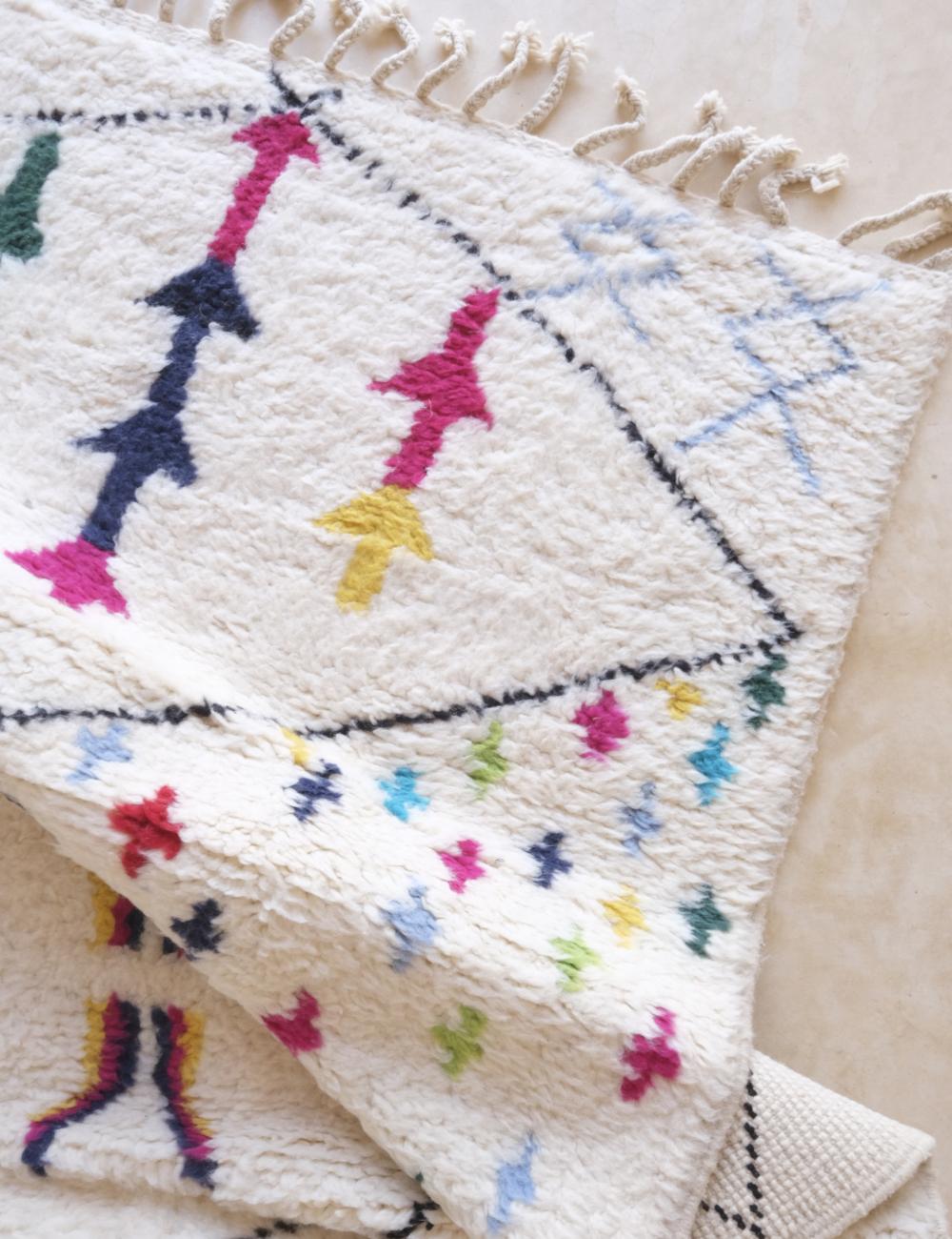 Custom Colorful Diamond Moroccan Rug - Esmeralda 11