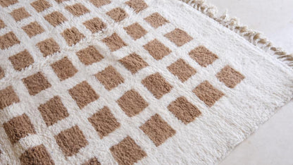 Moroccan Modern Wool Rug - 8.8 x 6.2 ft / 269 x 191 cm - Surcoma