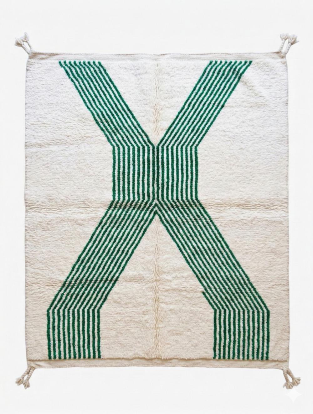 Custom Plush Moroccan Wool Rug - Forma 42