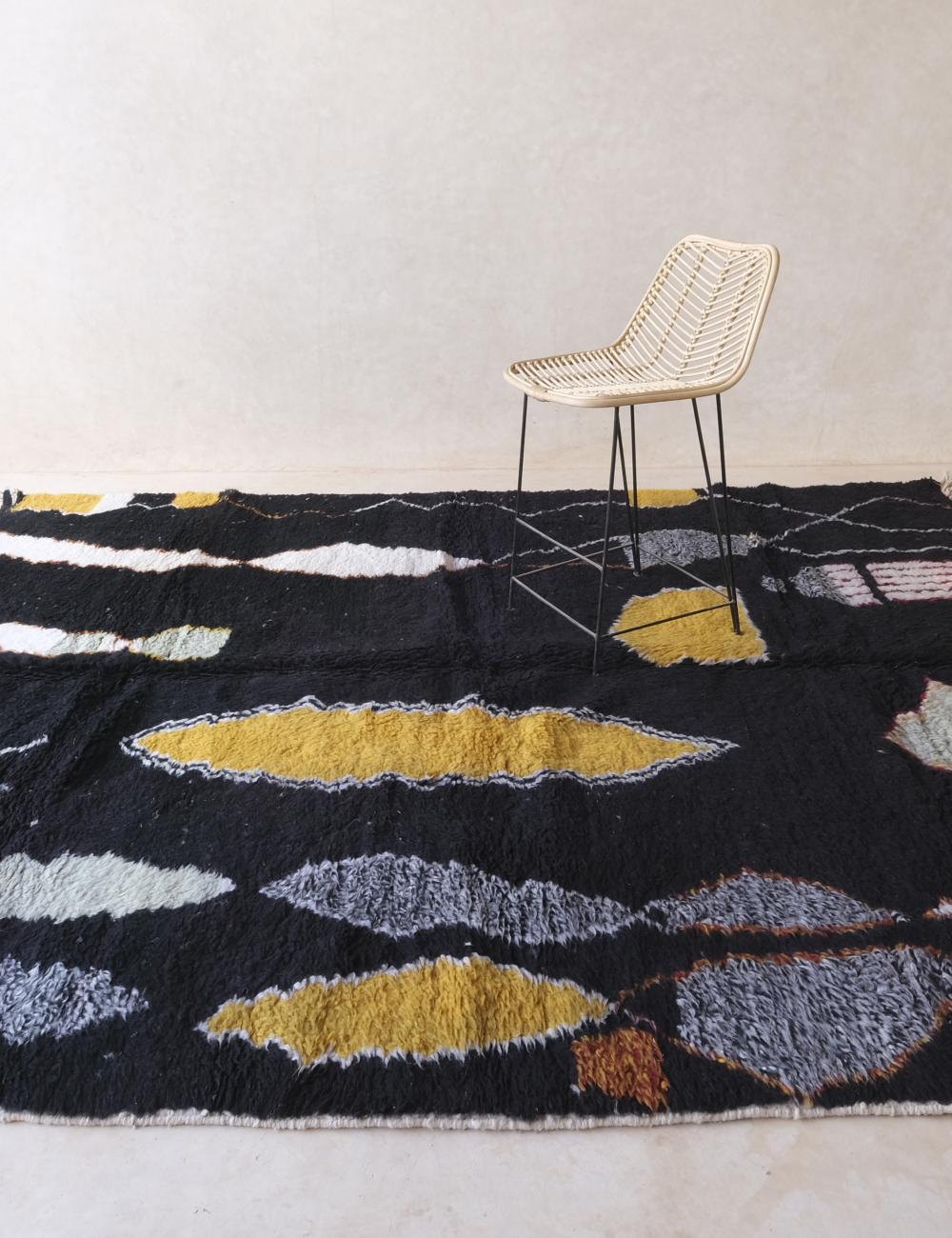 Moroccan Custom Abstract Tribal Motifs Rug