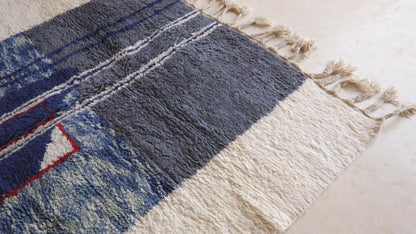 Moroccan Modern Wool Rug 9.6 x 6.7 ft / 293 x 205 cm - Surcoma