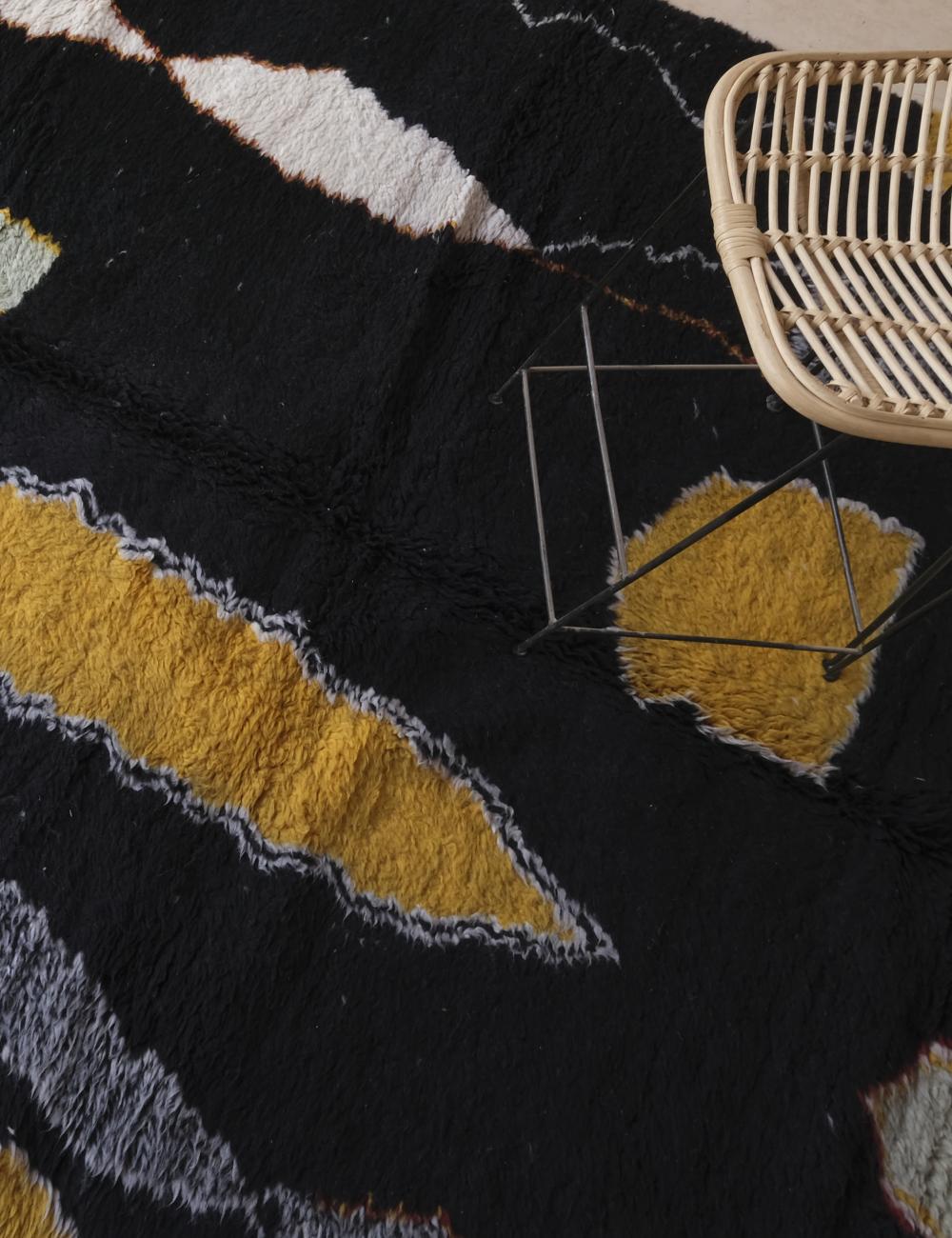 Moroccan Custom Abstract Tribal Motifs Rug