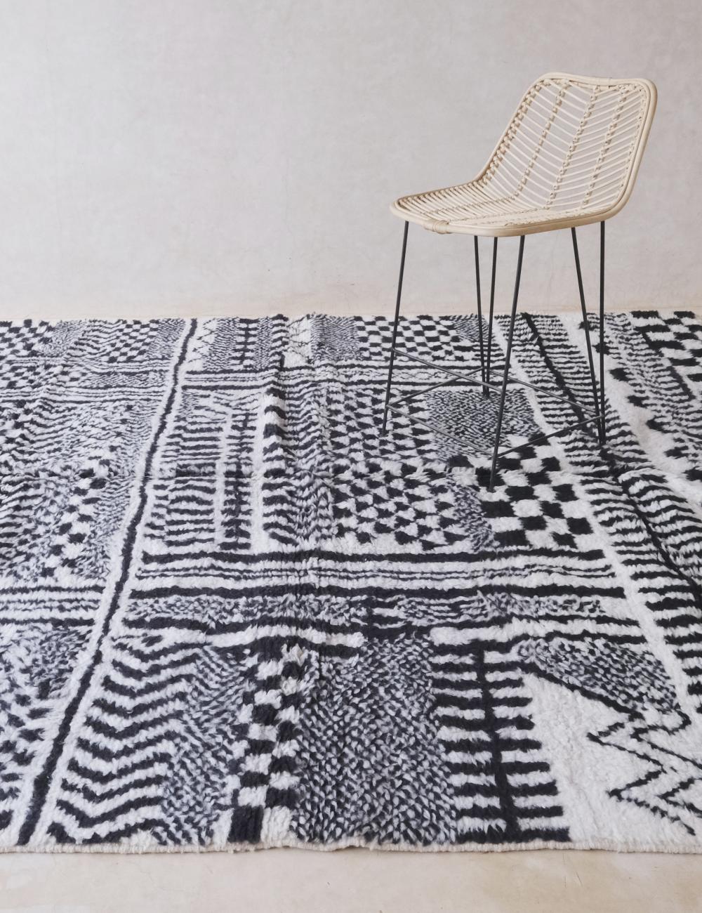 Moroccan Custom Patchwork Design Rug