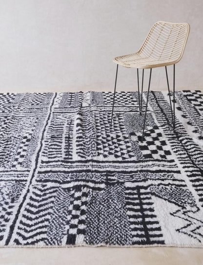 Moroccan Custom Patchwork Design Rug