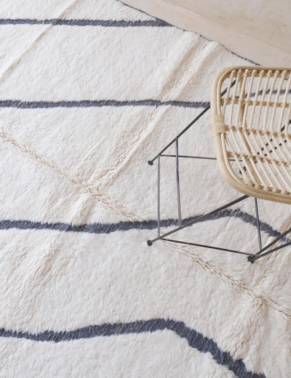 Moroccan Custom Modern Minimalist Style Rug - Echoes of love 43