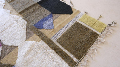 Moroccan Modern Wool Rug - 9 x 7.1 ft / 273 x 218 cm - Surcoma