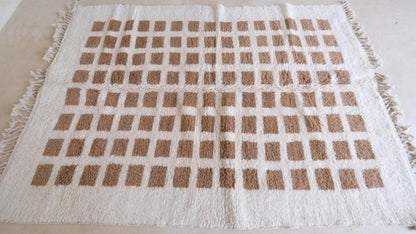 Moroccan Modern Wool Rug - 8.8 x 6.2 ft / 269 x 191 cm - Surcoma