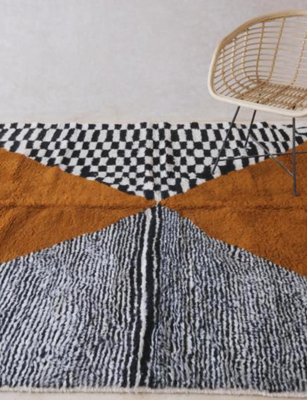 Custom Moroccan Modern Geometric Rug