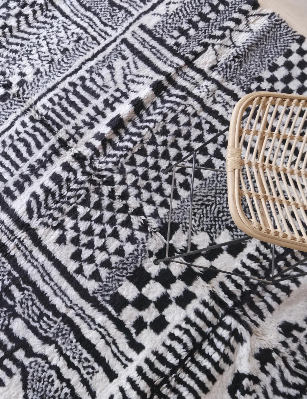 Moroccan Custom Patchwork Design Rug