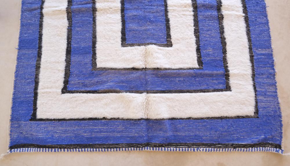 Moroccan Modern Wool Rug 8.1 x 7.6 ft / 247 x 233 cm