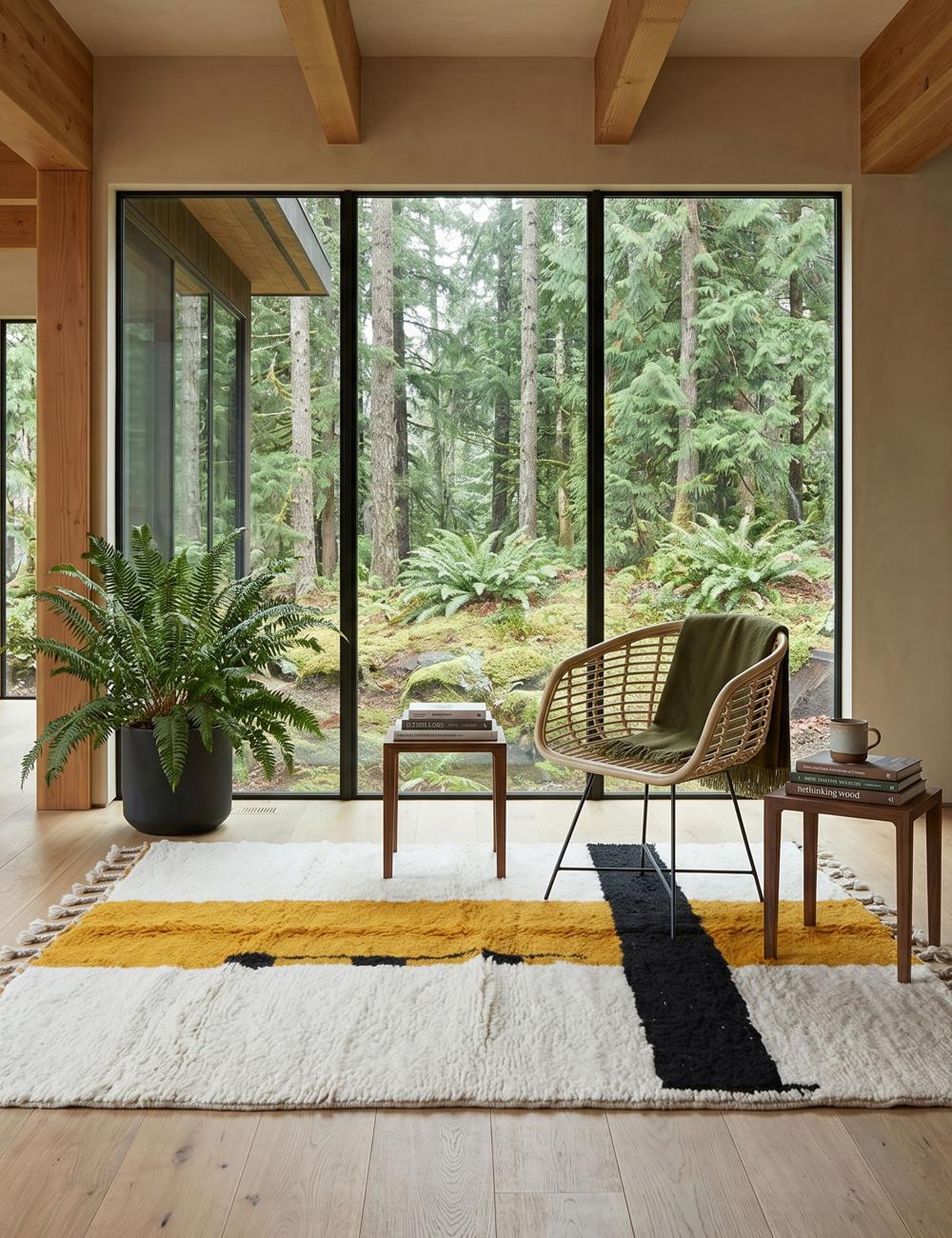 Custom Moroccan Modern Wool Rug