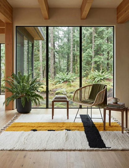 Custom Moroccan Modern Wool Rug