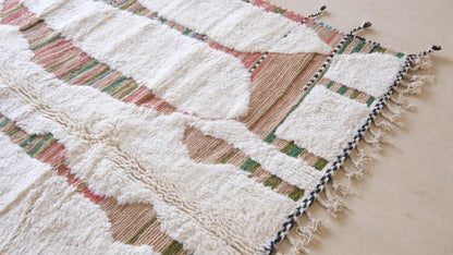 2020s Moroccan Modern Wool Rug 9.2 x 6.7 ft / 281 x 205 cm - Surcoma