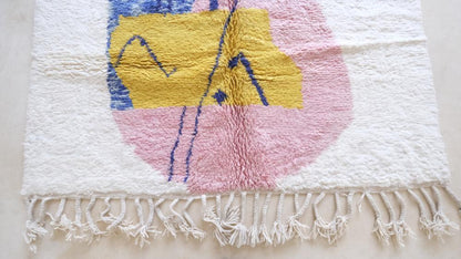 Moroccan Modern Wool Rug 9.6 x 6.7 ft / 293 x 205 cm - Surcoma
