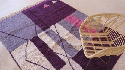 Moroccan Modern Wool Rug 10.2 x 6.5 ft / 310 x 200 cm - Surcoma