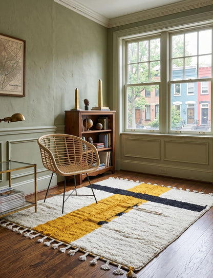 Custom Moroccan Modern Wool Rug