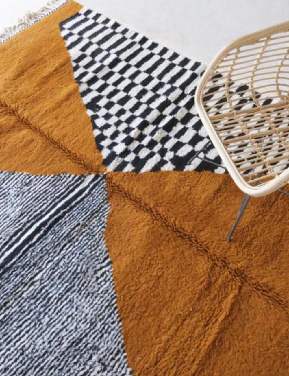 Custom Moroccan Modern Geometric Rug