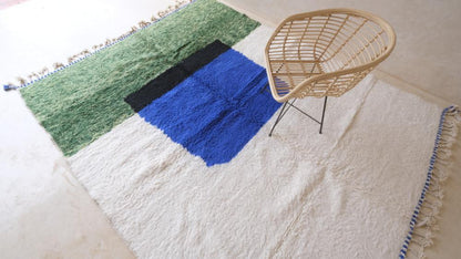 Moroccan Modern Wool Rug 10.1 x 8.1 ft / 308 x 248 cm - Surcoma