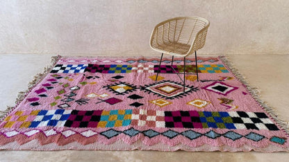 Moroccan Modern Wool Rug 8.7 x 6.9 ft / 264 x 211 cm - Surcoma