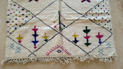 Moroccan Boujaad Modern Wool Rug 9.8 x 7.4 ft / 298 x 228 cm - Surcoma
