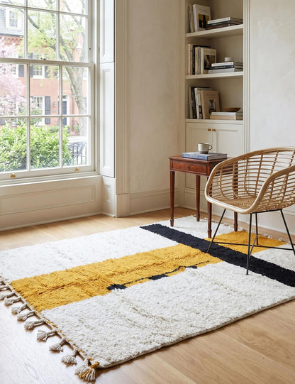 Custom Moroccan Modern Wool Rug