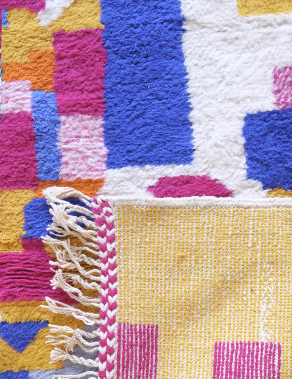 Customized Colorful Wool Rug - Echoes Of Love 48