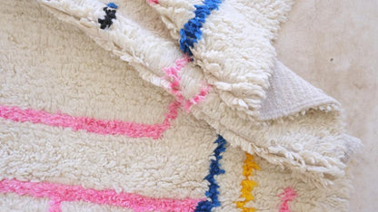 Moroccan Neon Wool Rug 10.1 x 7.7 ft / 307 x 235 cm - Surcoma