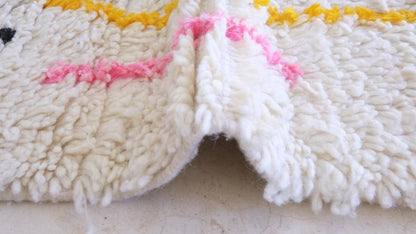 Moroccan Neon Wool Rug 10.1 x 7.7 ft / 307 x 235 cm - Surcoma