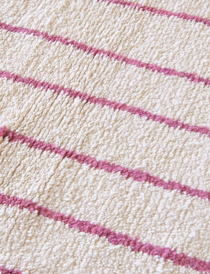 Moroccan Pink Azilal Wool Rug 9.9 x 6.4 ft / 303 x 197 cm - Surcoma