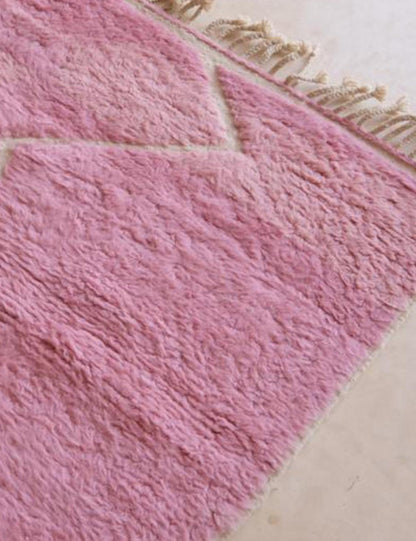 Pink Beni Ourain Moroccan Rug - Beni Ourain 14