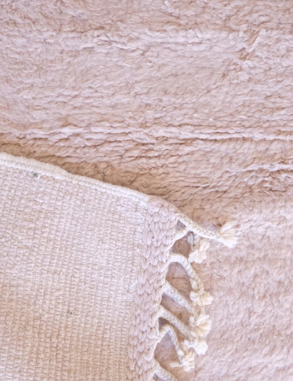 Powder Pink Custom Moroccan Rug - Echoes Of Love 46