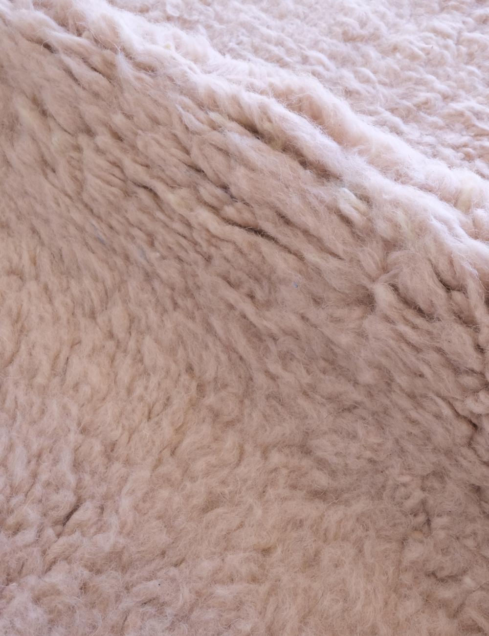 Powder Pink Custom Moroccan Rug - Echoes Of Love 46