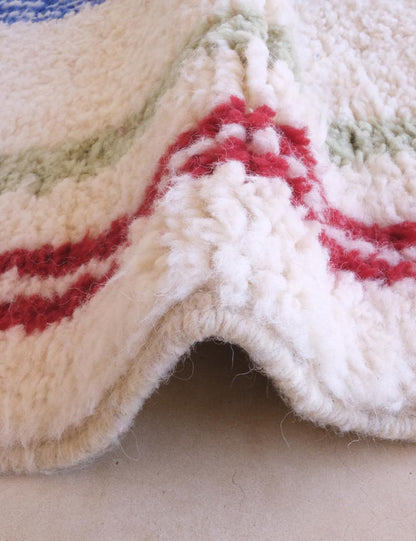 Moroccan Runner Wool Rug - 18.1 x 3.2 ft / 552 x 100 cm - Surcoma