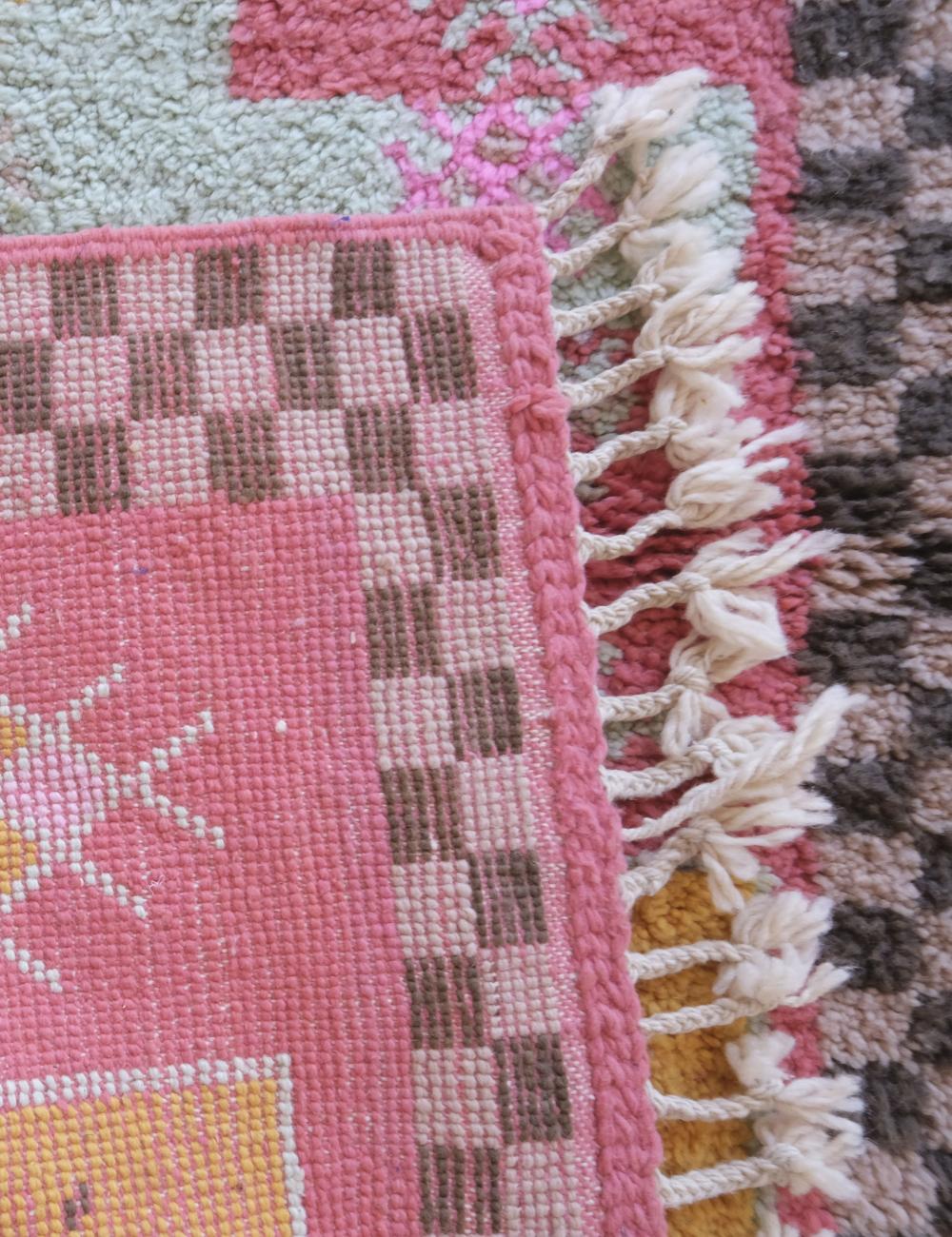 Moroccan Small Boujad Rug 5.2 x 3.8 ft / 160 x 116 cm