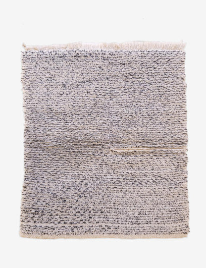 Moroccan Small Wool Rug 4.4 x 3.6 ft / 133 x 112 cm - Surcoma