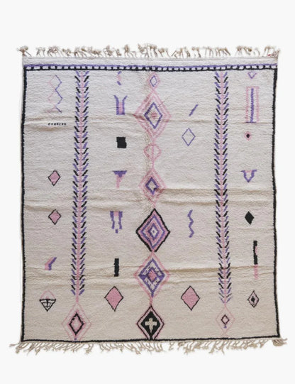 Moroccan Modern Tribal Wool Rug 9.8 x 8.3 ft / 300 x 255 cm - Surcoma