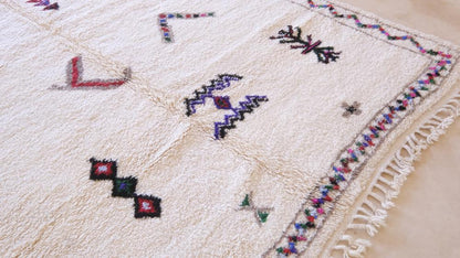 Moroccan Tribal Wool Rug 9.7 x 6.5 ft / 297 x 200 cm - Surcoma