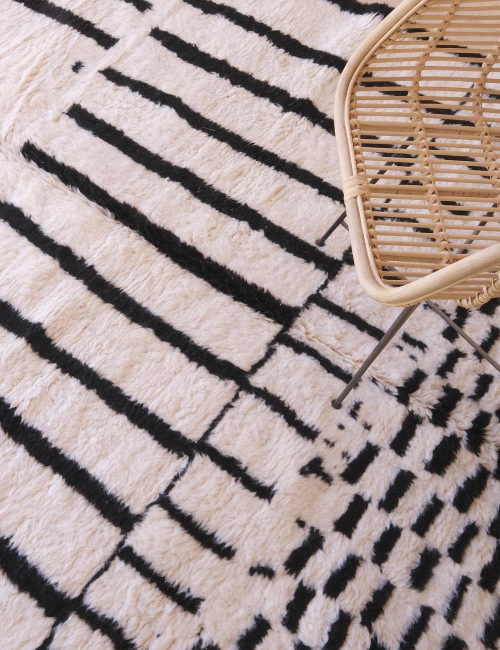 Scandi Minimalist Moroccan Custom Rug - Forma 45