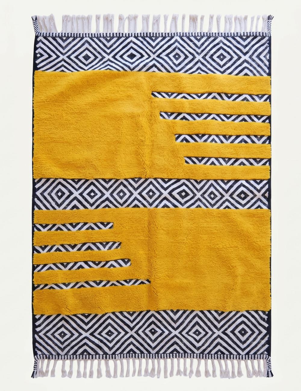 Custom Geometric Moroccan Rug - Esmeralda 14