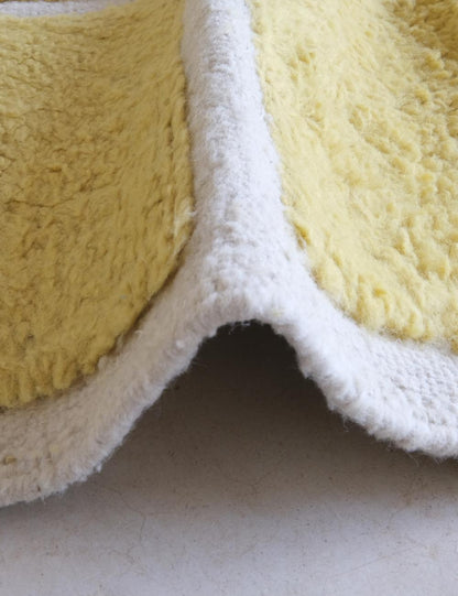 Custom Pastel Yellow Moroccan Rug - Forma 62