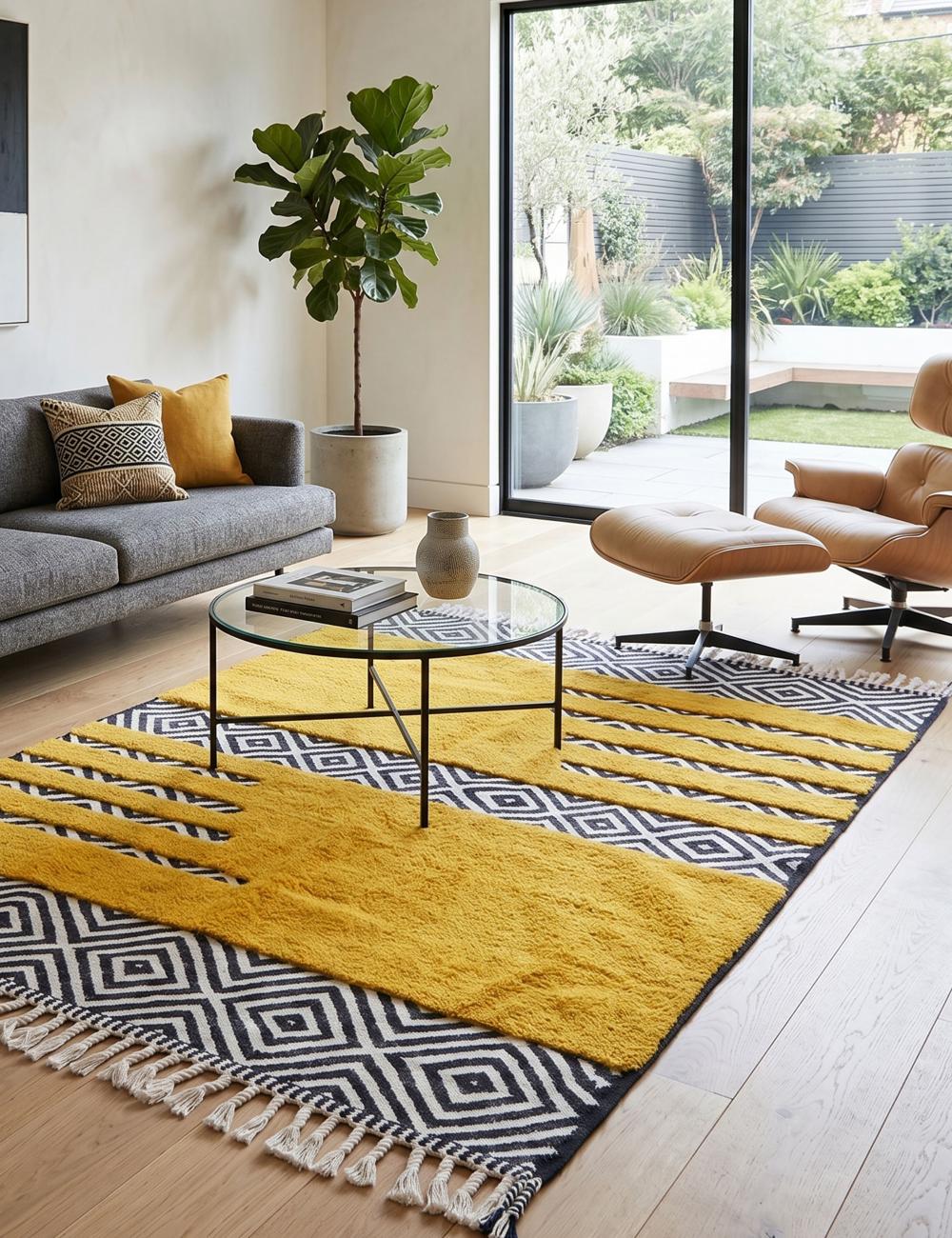 Custom Geometric Moroccan Rug - Esmeralda 14