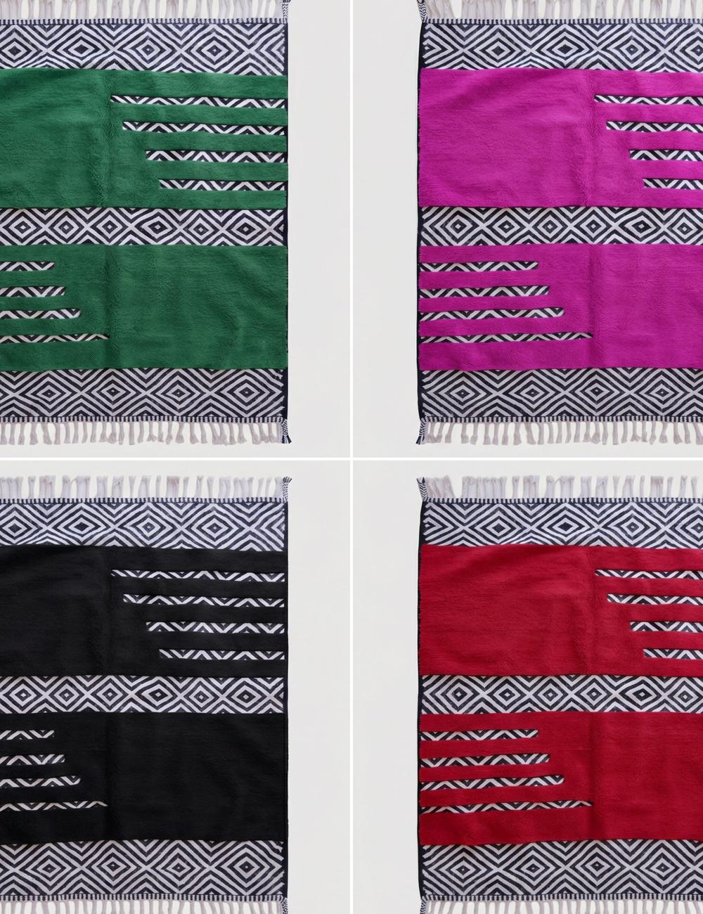 Custom Geometric Moroccan Rug - Esmeralda 14