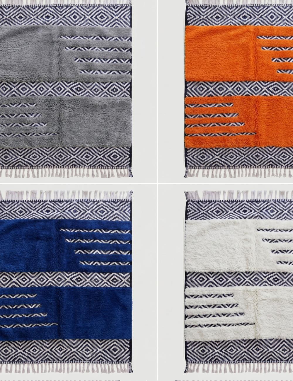 Custom Geometric Moroccan Rug - Esmeralda 14