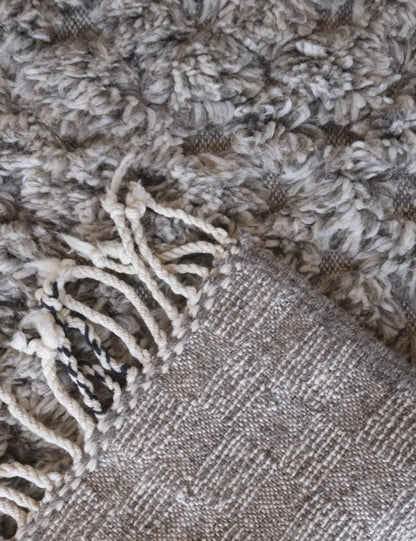 Beni Mrirt Moroccan Runner Wool Rug 8.5 x 2 ft / 259 x 62 cm - Surcoma