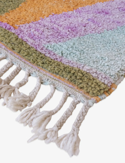 Colorful Moroccan Hallway Rug 10.3 x 2.9 ft / 313 x 91 cm - Surcoma