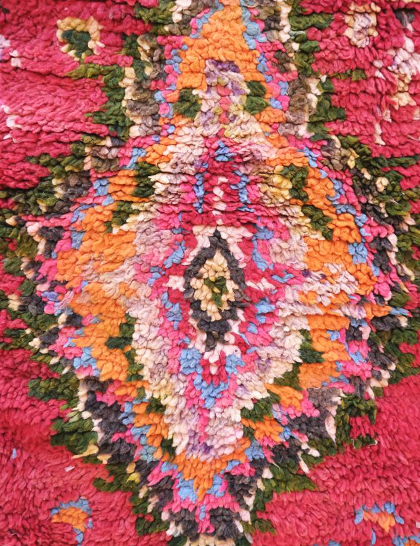 Colorful Narrow Runner Rug  8.5 x 2.4 ft / 258 x 76 cm