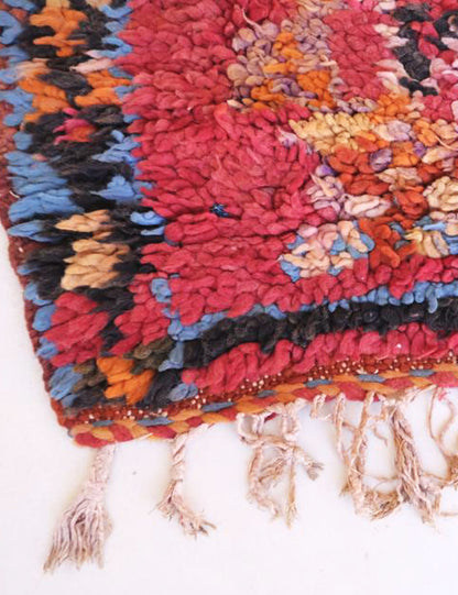 Colorful Narrow Runner Rug  8.5 x 2.4 ft / 258 x 76 cm