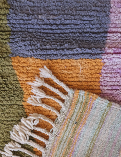 Colorful Moroccan Hallway Rug 10.3 x 2.9 ft / 313 x 91 cm - Surcoma
