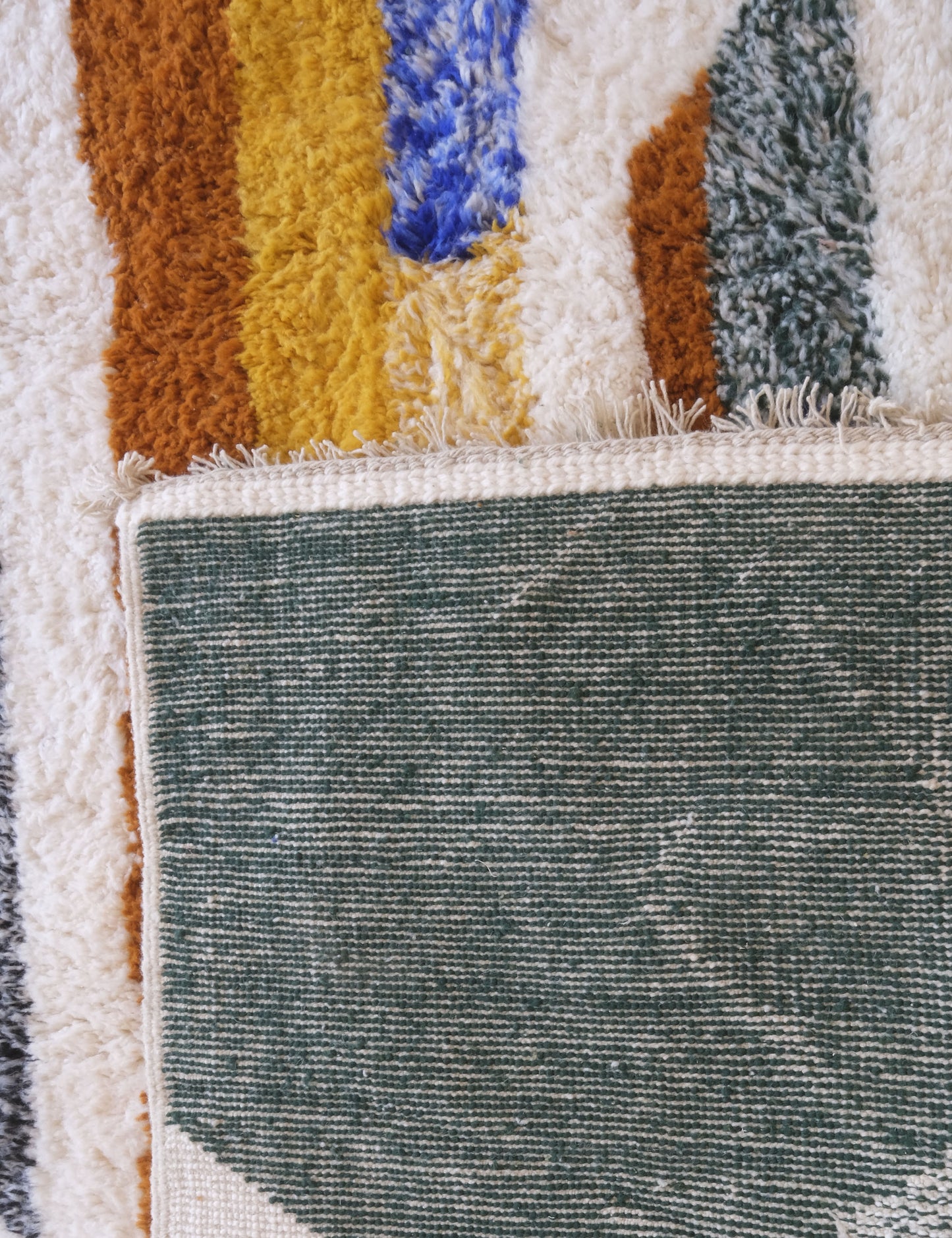 Moroccan Square Boujad Wool Rug 11.2 x 11.1 ft / 340 x 340 cm - Surcoma